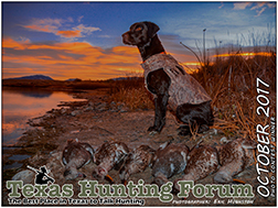 October 2017  Texas Hunting Forum Photo Contest Winner, Photographer: Eric Hughston