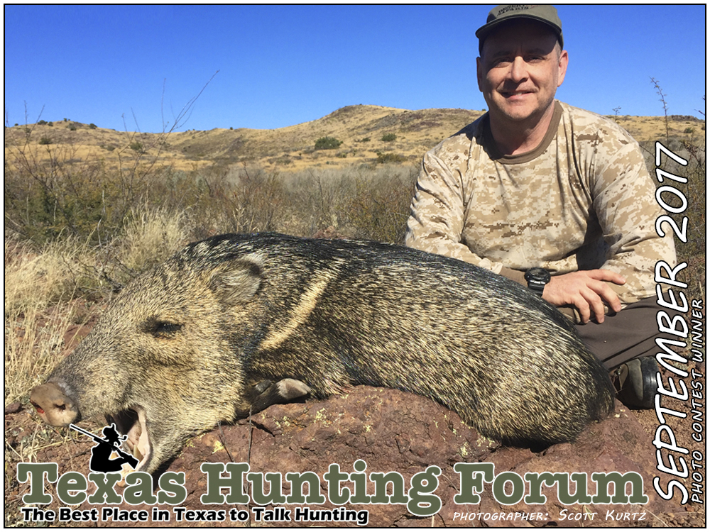 September 2017 Texas Hunting Forum Photo Contest Winner Scott Kurtz